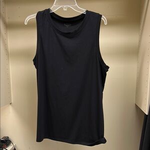 Athleta Black Sleeveless Muscle Tee